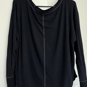 Elegant Black Long Sleeve Blouse